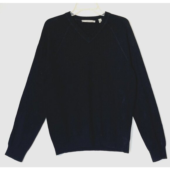 Vince Black Cashmere Wool V-Neck Pullover Sweater - Picture 2 of 9